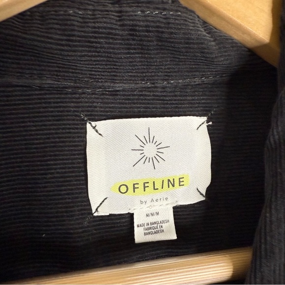 OFFLINE by Aerie Corduroy Pullover Jacket Size Medium - Picture 6 of 8